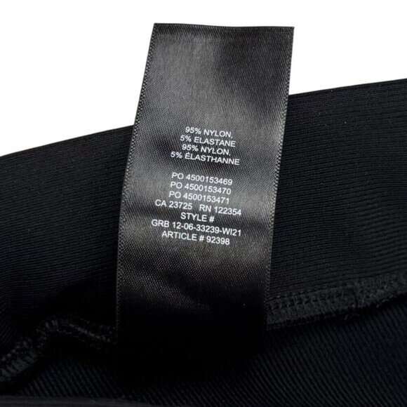 NWT TEN BY BABATON Aritzia Scene High-Waisted Ribbed Leggings Sz XS Black - Picture 7 of 8